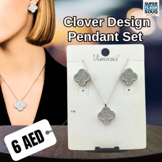 Clover Design Pendant Set