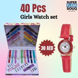 40 Pcs Girls Watch Set