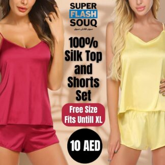 Silk Top And Short Set
