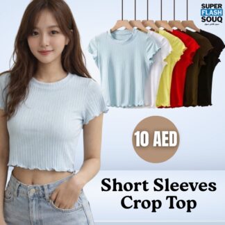 Short Sleeves Crop Top
