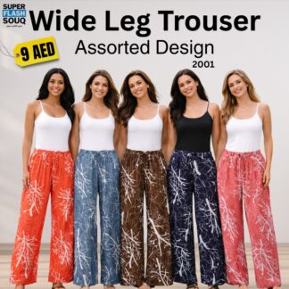 Wide Leg Trouser Assorted Design 2001