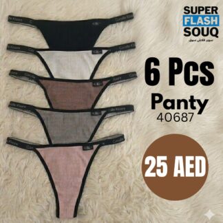 6 Pcs Panty 40687